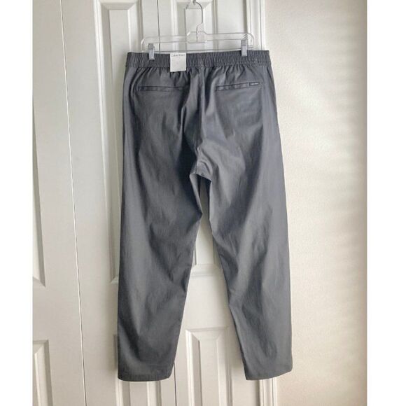 Calvin Klein Men's pinstripe pants gray NWT size Large - Picture 2 of 10